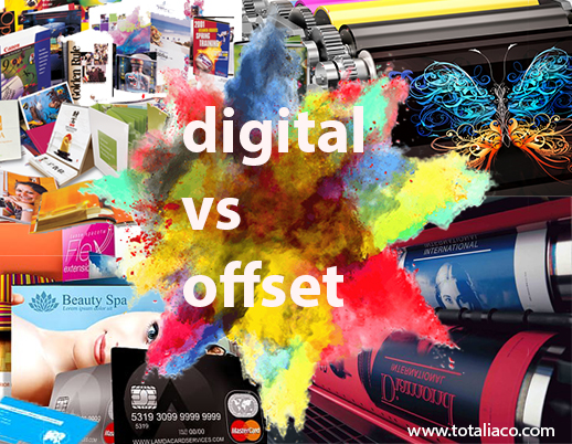 How is the digital and offset printing markets going to change?